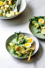 Green Goddess Potato Salad Recipe Healthy Recipes Food Potatoe Salad Recipe