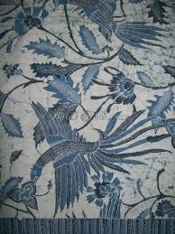Batik Tulis Solo Warna Alam Biru Indigo Motif Burung Phoenix Kta001 Toko Batik Online 2015 Biru Batik Warna Alami
