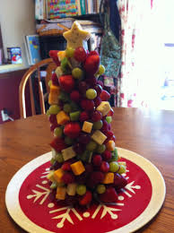 Create a healthy fruit platter for christmas in the shape of a christmas tree using an apple, grapes, raspberries, blackberries, and graham crackers! 11 Ways To Make A Fruit Christmas Tree Guide Patterns