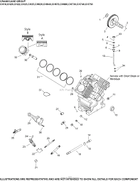 For 17 thru 22 hp engines Kohler Ch640 3201 Pro Basic 20 5 Hp 15 3 Kw Parts Diagram For Crankcase Group 2 24 449 Ch18 750