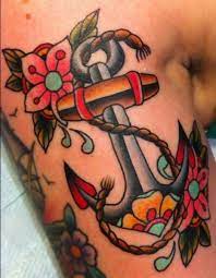 Anchor Tattoo By Jasmine Wright Colors Tattoos Body Art Tattoos Traditional Tattoo