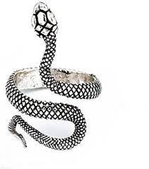 Huasai Snake Ring For Women Vintage Animal Cobra Rings Adjustable Snake Ring Snake Ring Vintage Ladies Snake