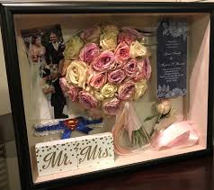 Custom Wedding Shadow Box By Infinity Bouquets Wedding Bouquet Professionally Freeze Dried And Keeps Wedding Shadow Box Diy Wedding Bouquet Wedding Memory Box
