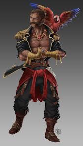OC] [Art] Time to get this bounty - Monk Pugilist Sailor : rDnD