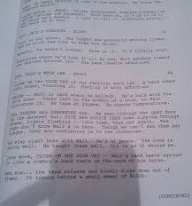 Four to five acts becomes a more simple two — the standard beginning, middle, and end. Breaking Bad Finale Script Pages