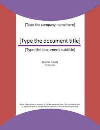 Your cover letter is your chance to separate yourself from candidates who have similar credentials and notice how the first example calls out the name and title of the employee who is making the referral, includes the title of the job being applied for, and. 7 Report Cover Page Templates For Business Documents Hloom