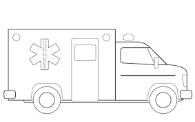 Ambulance Truck Coloring Page From Rescue Vehicles Category Select From 26388 Printable Crafts Of Cartoon Ambulance Truck Truck Coloring Pages Ambulance Craft
