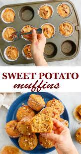 Quick Easy Sweet Potato Muffins No Prep Work Required Recipe Sweet Potato Muffins Easy Smoothie Recipes Dessert Recipes Easy