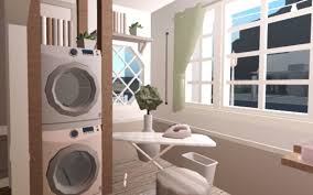 Roblox welcome to bloxburg modern living room kitchen 40k youtube. Aesthetic Laundry Room Linen Aesthetic Rooms Room House Design