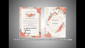 Anda juga boleh buat sendiri kad kahw. Moshims Contoh Kad Kahwin Buat Sendiri Cute766