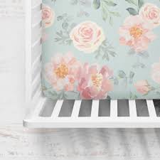 Check spelling or type a new query. Farrah S Floral In Peach Mint Crib Bedding Suitebaby Shop