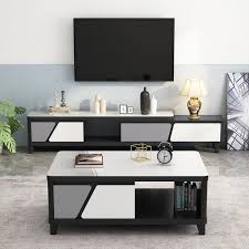 Add a touch style to your living room. China Living Room Black White Glass Top Simple Nordic Movable Tv Stand Furniture China Nordic Tv Stand Wooden Tv Stand