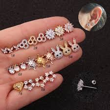 If you're buying fine jewelry, grosso insists on investing in either 14k, 18k, or 24k yellow gold or rose gold. Fashion Gold And Silver Rose Gold Stainless Steel Fine Needle Screw Zircon Stud Earrings For Women Allergy Free Stud Buy Stud Earrings Zircon Earrings Stainless Steel Earrings Product On Alibaba Com