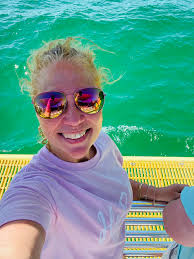 Sea Screamer sunset water color at end of June