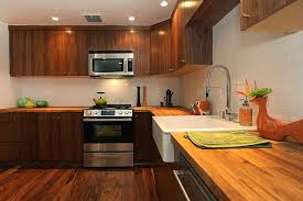 Pictures Of Walnut Cabinets With Butcher Block Counters Walnut Cabinets Stainless Steel Walnut Cabinets Butcher Block Counter Dark Wood Kitchen Cabinets
