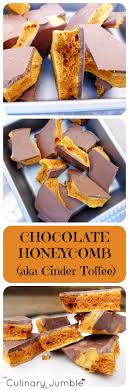 Delicious Crunchy Stick To Your Teeth Chocolate Honeycomb Candy Perfect For Any Time Of Year It S Super Quick To Prep Food Dessert Recipes Delicious Desserts
