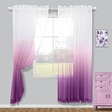 Maybe you would like to learn more about one of these? Amazon Com Light Purple Teen Girl Bedroom Decor Ombre Sheer Lilac Lavender To Dark Purple Curtains For Girls Room Decorations White And Purple Home Kitchen
