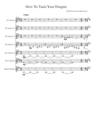 20 easy pieces for beginners. How To Train Your Dragon Sheet Music For Clarinet Solo Musescore Com