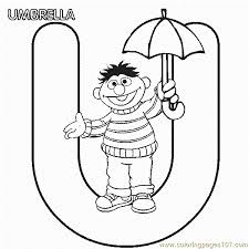 I wish i had discovered them sooner. Abc Letter U Umbrella Sesame Street Ernie Coloring Pages 7 Com Coloring Page For Kids Free Alphabets Printable Coloring Pages Online For Kids Coloringpages101 Com Coloring Pages For Kids