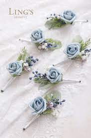 Most relevant best selling latest uploads. Corsage Blue Bridal Flowers Bridal Bouquet Flowers Blue Wedding Flowers