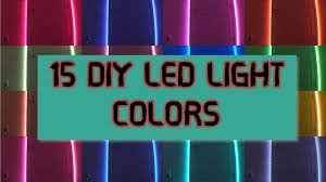 1110 light pink color schemes. 15 Diy Led Light Colors Youtube