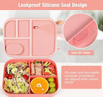 CAPERCI Brotdose Kinder mit Fächern - 1400ml Lunchbox Kinder Bento Box mit  Unterteilung Auslaufsicher Brotbox für Mädchen & Jungen Schule, ...