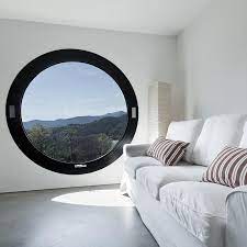# w26 6 with frames (60 inches wide in frame) small window sold. Round Window In Great Modern Design Neuffer