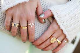 Pin By Brittany Webster On My Style How To Wear Rings Multiple Rings Cute Rings