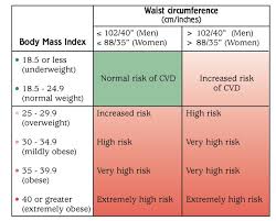 From 35.4 to 40.2 in: Identify Your Healthy Weight Coping With Cholesterol