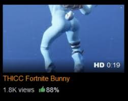 1 biography 2 trivia 3 player settings 4 tournament results 5 media 5.1 interviews 5.2 articles 5.3 videos 6 external links 7 references thicc vilt is a fortnite esports player. Hd 019 Thicc Fortnite Bunny 18k Views 1 88 I Want Off This Ride Bunny Meme On Me Me