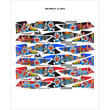 Diantara suara google yang saat ini cukup populer untuk jadi nada dering wa ialah suara doraemon, suara cowok keren, suara anak bayi (baby), suara wanita yang menarik, serta sound of text. Striping Lis Sticker Supra X 125 Doraemon Keren Shopee Indonesia