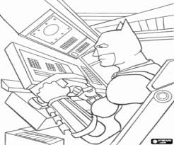 Ausmalbilder Batman In Das Batmobile Zum Ausdrucken