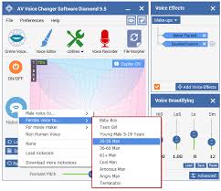🎤 download the free voice recorder 🎤 make a recording of your voice 🎤 change your voice by applying different voice effects 🎤 once you are satisfied with how it sounds save your recording or share it with friends 🎙 use one of the simplest and feature rich voice changer apps for. Official Av Voice Changer Software Diamond Realtime Male Female Celebrity Voice Editor