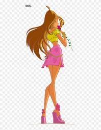 Son and daughter of sky by alec0315 for rainbow spa. Winx Club Flora Outfit Winx Club Flora Free Transparent Png Clipart Images Download