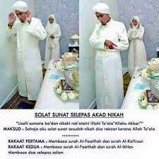 Sholat Sunah Selepas Akad Nikah Pernikahan Doa Sunat