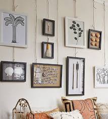 Easy Hanging Art Idea With Rope Hanging Pictures On The Wall Hanging Wall Art Hanging Wall Decor