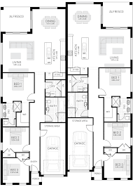 This 4 bedroom house plan collection represents our most popular and newest 4 bedroom floor plans and a. Porto Home Design Single Storey Duplex Display One Floor House Plans 4 Bedrooms Landandplan