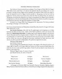 New Mexico Prenuptial Investigations From the Archivos Hist6ricos del  Arzobispado de Durango, 1800-1893