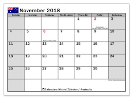 November 2018 Calendar Australia Australia Calendar November Calendar Printables July Calendar 2019 Calendar