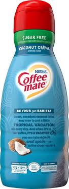 We did not find results for: Nestle Coffee Mate Sugar Free Coconut Creme Liquid Coffee Creamer 32 Fl Oz Greatland Grocery Supply