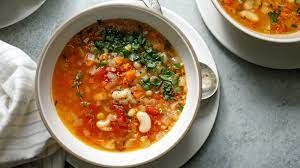 Hearty Quinoa And White Bean Soup Recipe Recipe White Bean Soup Recipes White Bean Soup White Beans