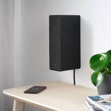 Ikea Symfonisk Wifi Bookshelf Speaker Black Wifi Speakers Bookshelf Speakers Multi Room Audio