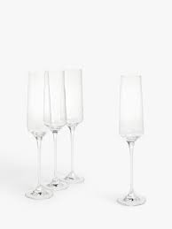 4 crystal fluted champagne glasses in cheers pattern by rogaska mouth blown. O Nru Mww3vtam