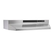 Nutone kitchen exhaust fan acasa7. Broan Nutone 30 Inch Convertible Under Cabinet Range Hood 210 Cfm Ductless Option Charco The Home Depot Canada