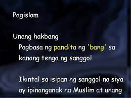 Ang seremonya ay karaniwang ginagawa sa araw ng maulidin nabi o sa ibang mahalagang banal na araw ng mga muslim. Pagislam
