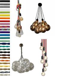 7 Pendant Light Cluster Many Colors Any Length Multi Pendant Lighting Cloth Cord Red Blue Green Light Fixture Colorful Fabric Wire Multi Light Pendant Modern Pendant Light Pendant Lighting