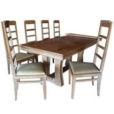 As is the case with curtains, seat cushions and pillows, artwork may at times reference pastoral traditions, featuring subjects like farmscapes, animals or taxonomical plant sketches. 1940s Dining Room Sets 33 For Sale At 1stdibs