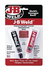 If you attempt to weld galvanized steel without removing the galvanizing from the weld area, the weld puddle will pop, blow out and create a health hazard to the welder and any individuals in the immediate area. J B Weld Dark Gray Original Steel Reinforced Cold Weld Epoxy 2 Oz At Menards