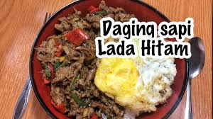 Nah untuk resep kali ini memang sudah sering kamu dengar yakni sapi lada hitam. Daging Sapi Lada Hitam Ricebowl Maknyus Delicious Blackpaper Beef Rice Bowl Youtube