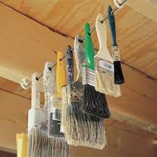 Paint brushes are an essential tool for any decorator and there are many brushes for painting. Secrets To Using And Preserving Paint Brushes And Rollers Paint Brushes And Rollers Garage Storage Organization Craft Room